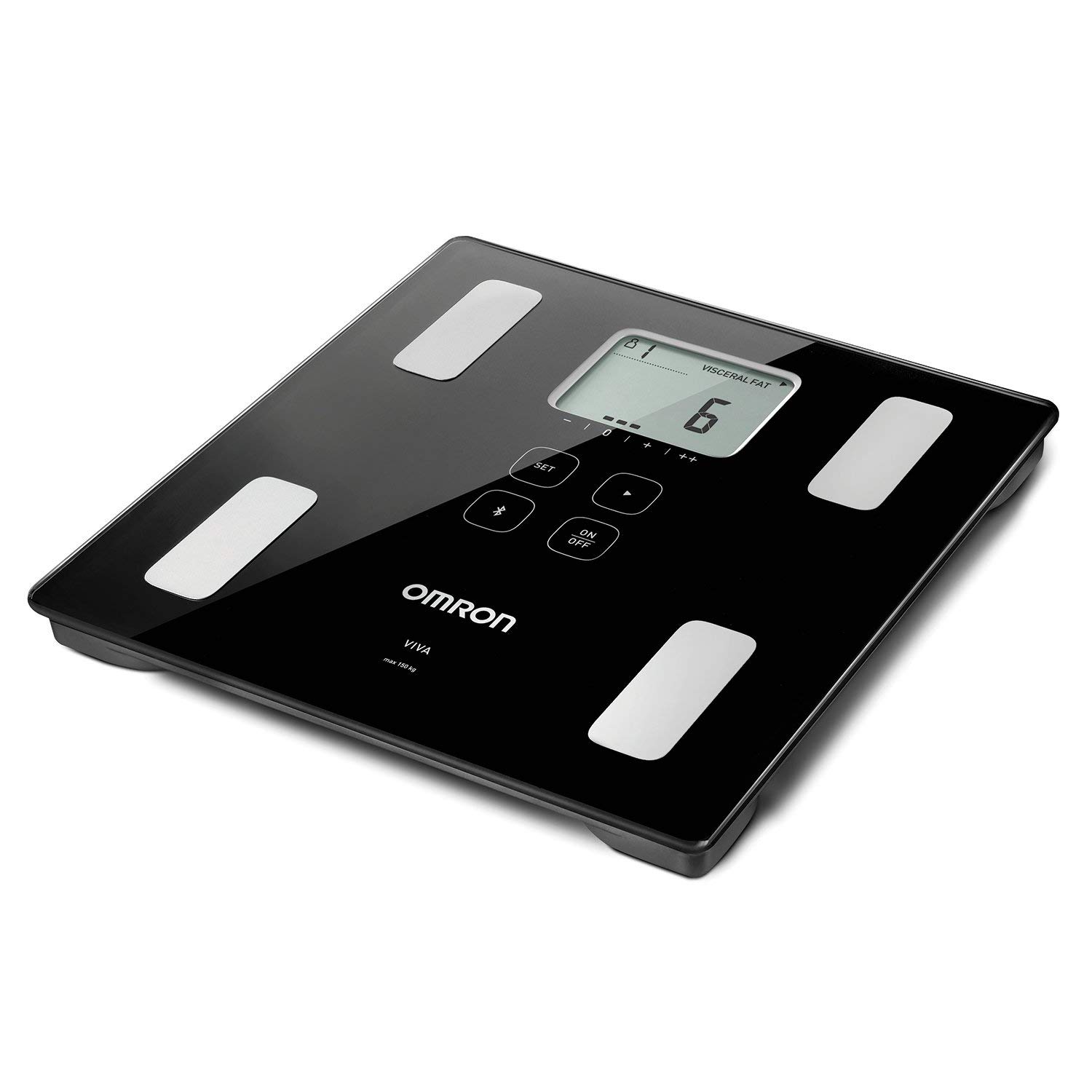 OMRON VIVA HBF-222T Smart Scale and Body Composition Monitor - Black