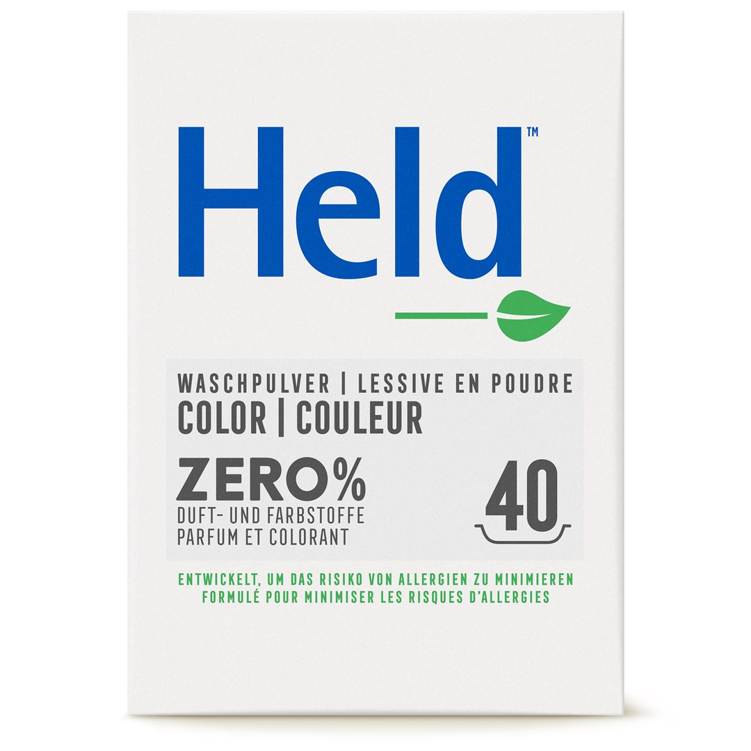 Held Waschpulver Color Zero (3 Kilogramm)