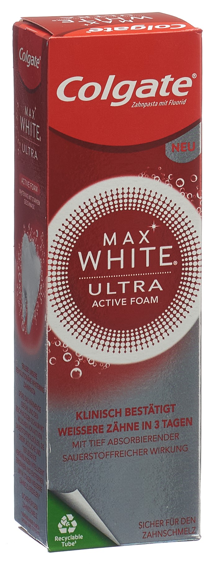 Colgate Max White Ultra Active Foam Zahnpasta (50 ml)