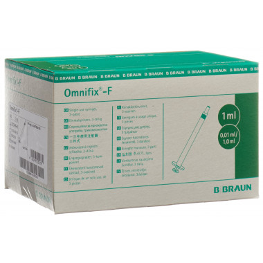 Omnifix F Spritze solo 1 ml LS Tuberkulin/Heparin