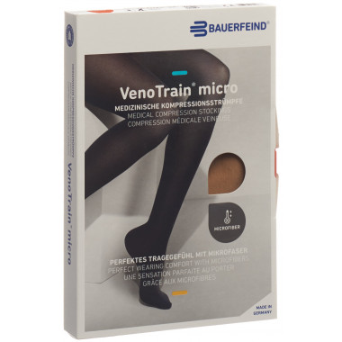VenoTrain Micro MICRO A-D KKL2 L normal/short offene Fussspitze caramel