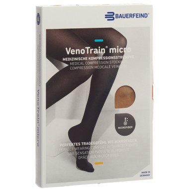 VenoTrain Micro MICRO A-D KKL2 M plus/short offene Fussspitze caramel