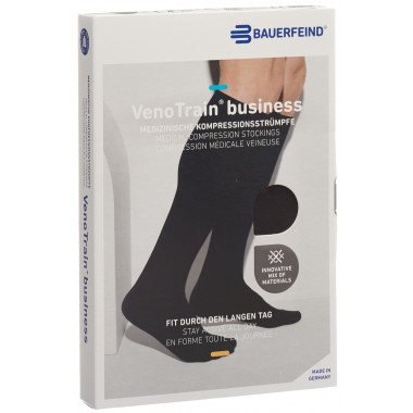 VenoTrain Business BUSINESS foot long AD KKL2 L normal/short geschlossene Fussspitze schwarz
