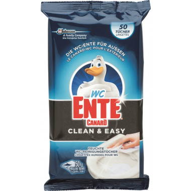 WC-ENTE CLEAN&EASY Feuchte -Reinigungstücher