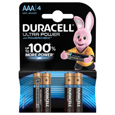 Duracell Batterie Ultra Power MN2400 AAA 1.5V