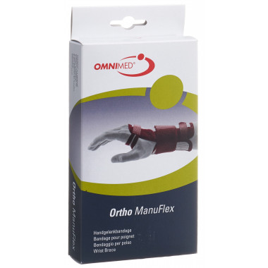 Ortho Manu Flex Handgelenk-Bandage L 16cm rechts schwarz