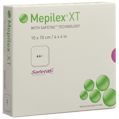 Mepilex Safetac XT 10x10cm steril