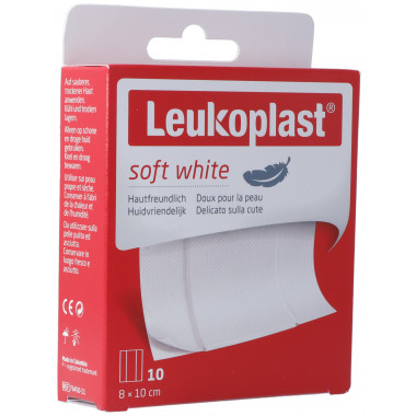 Leukoplast soft white 8x10cm
