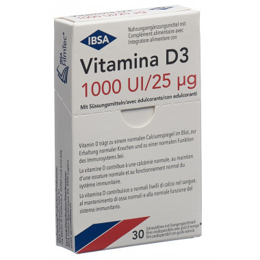 Vitamina D3 Schmelzfilm 1000 I.U.