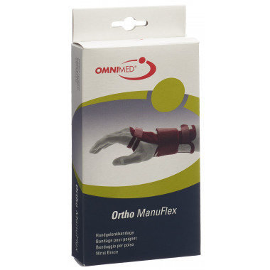 Ortho Manu Flex Handgelenk-Bandage S 16cm links schwarz