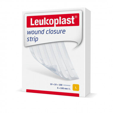 Leukoplast wound closure strip 6x100mm weiss