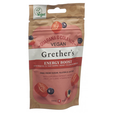 Grethers Energy Boost Aronia Pastillen vegan