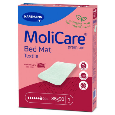 MoliCare Premium Bed Mat 75x185cm textile 7 Tropfen