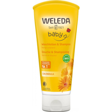 Weleda BABY CALENDULA Waschlotion & Shampoo
