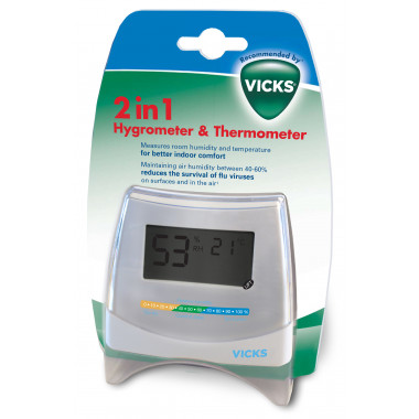 Vicks 2in1 Hygrometer & Thermometer V70EMEAV1