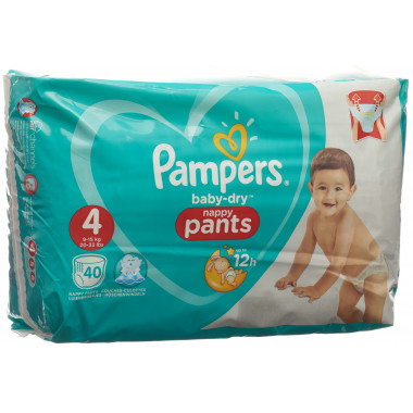 Pampers Baby Dry Pants Gr4 9-15kg Maxi Sparpack