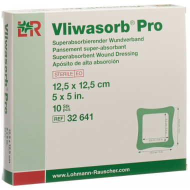 Vliwasorb Pro Superabsorbierender Wundverband 12.5x12.5cm