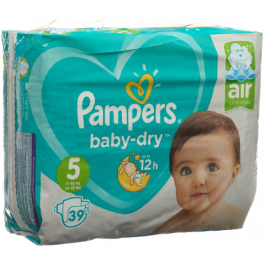 Pampers Baby Dry Gr5 11-16kg Junior Sparpackung