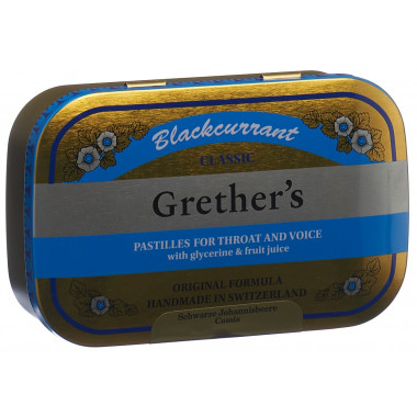 Grethers Blackcurrant Pastillen