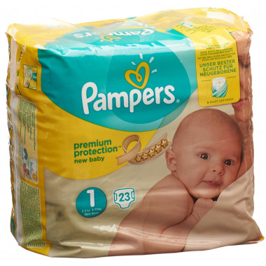 Pampers Premium Protection New Baby Gr1 2-5kg Newborn Tragepackung