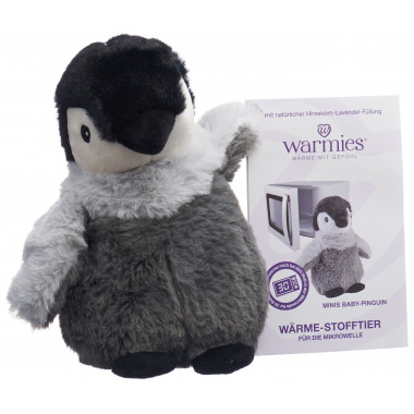 Warmies Minis Wärme-Stofftier Baby-Pinguin Lavendel-Füllung