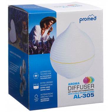 Aroma Diffusor AL 305 mit 5-fach LED-Farbwechsel