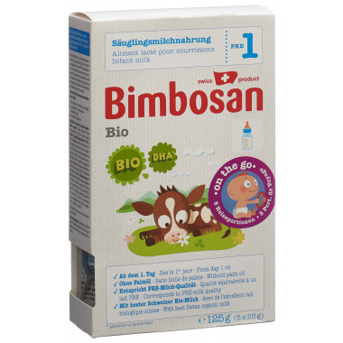 Bimbosan Bio 1 Säuglingsmilch Reiseportionen