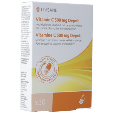 LIVSANE Vitamin C Depot Kapsel 500 mg