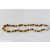 Amberstyle Bernsteinkette multicolor matt 32cm mit Karabinerverschluss