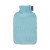 Fashy Wärmflasche 2l Rollkragen-Strickbezug Eisblau Thermoplastik