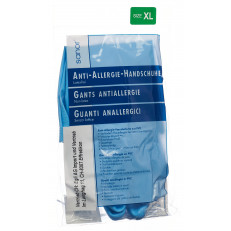 sanor Anti Allergie Handschuhe PVC XL blau