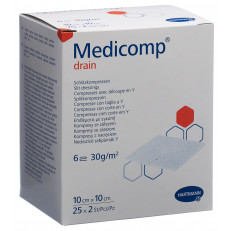Medicomp drain 10x10cm steril