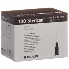 Sterican Nadel 26G 0.45x12mm braun Luer