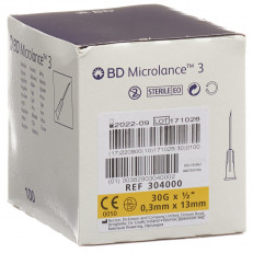 BD Microlance 3 Injektion Kanüle 0.0x1mm gelb