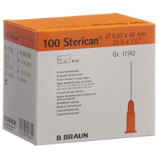 Sterican Nadel Dent 25G 0.5x40mm orange