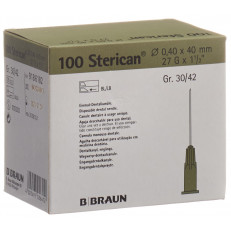 Sterican Nadel Dent 27G 0.4x40mm grau