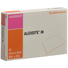 ALGISITE M Alginat Kompressen 5x5cm