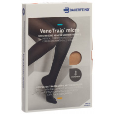 VenoTrain Micro MICRO A-D KKL2 L normal/short geschlossene Fussspitze creme