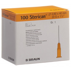 Sterican Nadel 20G 0.90x40mm gelb Luer