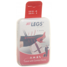 Jet Legs Travel socks 41-45 black