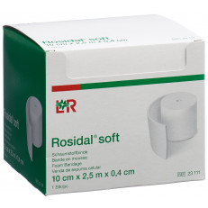 Rosidal soft Schaumstoffbinde 2.5mx10cmx0.4cm
