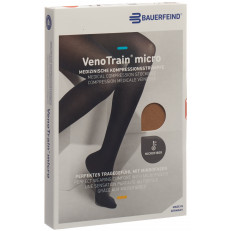 VenoTrain Micro MICRO A-G KKL2 L plus/long offene Fussspitze caramel Haftband Spitze