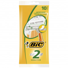 BiC 2 Sensitive 2-Klingenrasierer für den Mann