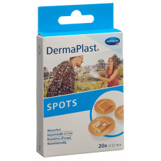 DermaPlast Spots rund hautfarbig