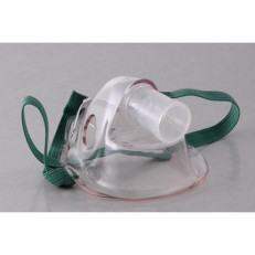 Aerosolmaske + Nasenklemme für Kinder mit Elastikband ohne Schlauch Kind o Schlau