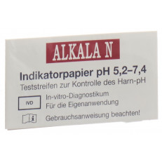 Alkala N Indikatorpapier pH 5.2-7.4
