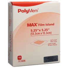 Wundverband 13.3x13.3cm Adhesive max film steril