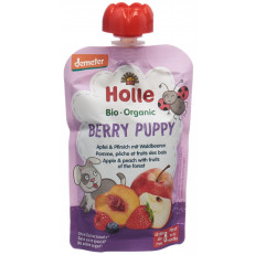 Holle Berry Puppy - Pouchy Apfel & Pfirsich mit Waldbeeren