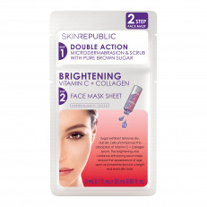 2 Step Brightening Vitamin C 3ml + Collagen Face Mask Mask