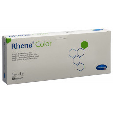 Rhena Color Elastische Binden 4cmx5m blau offen